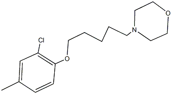 2-chloro-4-methylphenyl 5-(4-morpholinyl)pentyl ether Structure