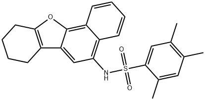 2,4,5-trimethyl-N-(7,8,9,10-tetrahydronaphtho[1,2-b][1]benzofuran-5-yl)benzenesulfonamide Structure