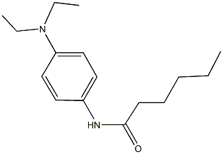 N-[4-(diethylamino)phenyl]hexanamide 구조식 이미지