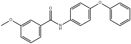 3-methoxy-N-(4-phenoxyphenyl)benzamide 구조식 이미지