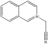 2-(cyanomethyl)isoquinolinium Structure