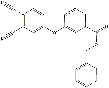 benzyl 3-(3,4-dicyanophenoxy)benzoate Structure