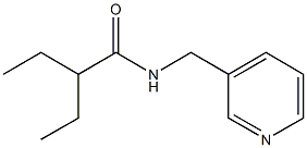 2-ethyl-N-(3-pyridinylmethyl)butanamide Structure