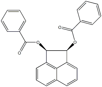 2-(benzoyloxy)-1,2-dihydro-1-acenaphthylenyl benzoate 구조식 이미지