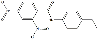 N-(4-ethylphenyl)-2,4-bisnitrobenzamide 구조식 이미지