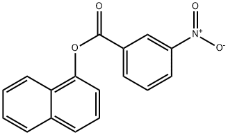 1-naphthyl 3-nitrobenzoate Structure
