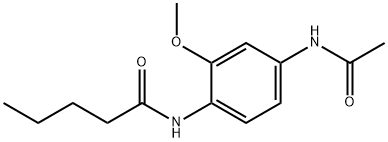 N-[4-(acetylamino)-2-methoxyphenyl]pentanamide 구조식 이미지