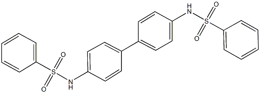 N-{4'-[(phenylsulfonyl)amino][1,1'-biphenyl]-4-yl}benzenesulfonamide 구조식 이미지