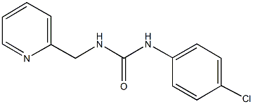 N-(4-chlorophenyl)-N'-(2-pyridinylmethyl)urea Structure