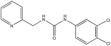 N-(3,4-dichlorophenyl)-N'-(2-pyridinylmethyl)urea 구조식 이미지