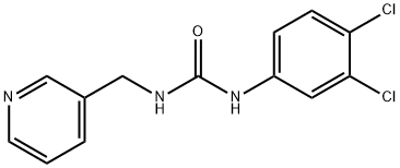 N-(3,4-dichlorophenyl)-N'-(3-pyridinylmethyl)urea 구조식 이미지