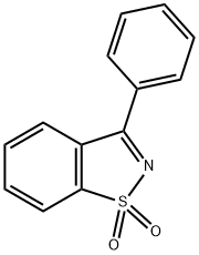 3-phenyl-1,2-benzisothiazole 1,1-dioxide Structure