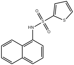 N-(1-naphthyl)-2-thiophenesulfonamide 구조식 이미지