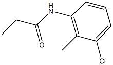 N-(3-chloro-2-methylphenyl)propanamide 구조식 이미지