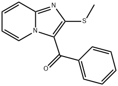 [2-(methylsulfanyl)imidazo[1,2-a]pyridin-3-yl](phenyl)methanone Structure