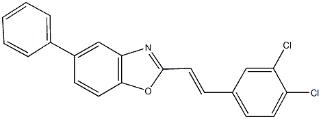 2-[2-(3,4-dichlorophenyl)vinyl]-5-phenyl-1,3-benzoxazole Structure