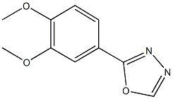 2-(3,4-dimethoxyphenyl)-1,3,4-oxadiazole Structure