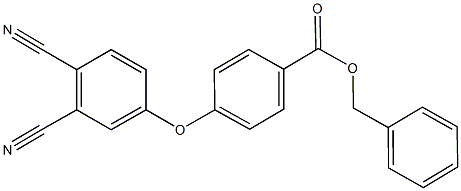 benzyl 4-(3,4-dicyanophenoxy)benzoate 구조식 이미지