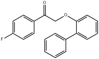 2-([1,1'-biphenyl]-2-yloxy)-1-(4-fluorophenyl)ethanone Structure