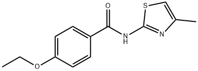 4-ethoxy-N-(4-methyl-1,3-thiazol-2-yl)benzamide 구조식 이미지