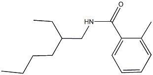 N-(2-ethylhexyl)-2-methylbenzamide 구조식 이미지