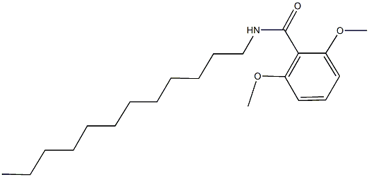 N-dodecyl-2,6-dimethoxybenzamide 구조식 이미지