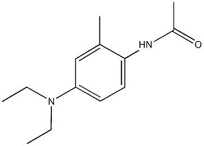 N-[4-(diethylamino)-2-methylphenyl]acetamide 구조식 이미지