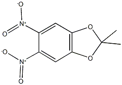 2,2-dimethyl-5,6-dinitro-1,3-benzodioxole Structure