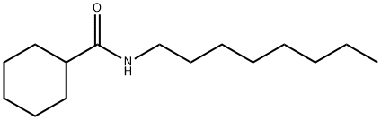 N-octylcyclohexanecarboxamide Structure