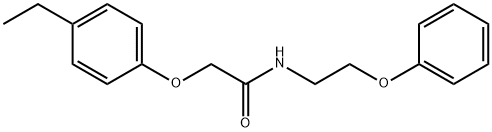 2-(4-ethylphenoxy)-N-(2-phenoxyethyl)acetamide Structure