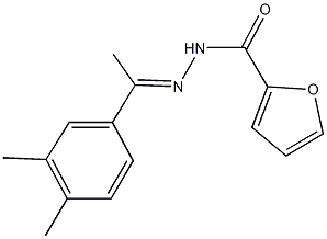 N'-[1-(3,4-dimethylphenyl)ethylidene]-2-furohydrazide Structure