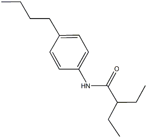N-(4-butylphenyl)-2-ethylbutanamide Structure