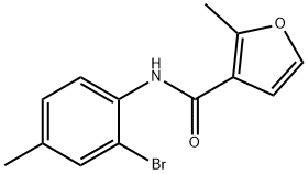 N-(2-bromo-4-methylphenyl)-2-methyl-3-furamide Structure