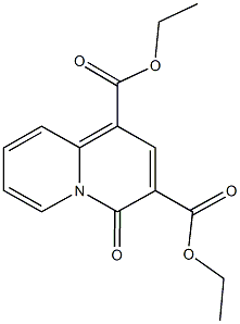 1,3-Dicarboethoxy-4-quinolizone Structure
