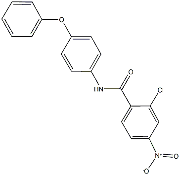 2-chloro-4-nitro-N-(4-phenoxyphenyl)benzamide Structure