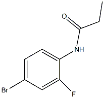 N-(4-bromo-2-fluorophenyl)propanamide Structure