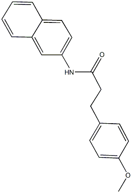 3-(4-methoxyphenyl)-N-(2-naphthyl)propanamide Structure