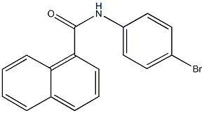 N-(4-bromophenyl)-1-naphthamide 구조식 이미지