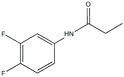 N-(3,4-difluorophenyl)propanamide Structure
