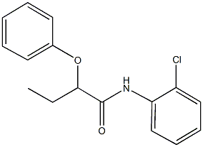 N-(2-chlorophenyl)-2-phenoxybutanamide Structure