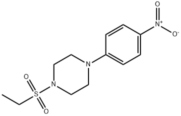 1-(ethylsulfonyl)-4-{4-nitrophenyl}piperazine Structure