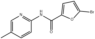 5-bromo-N-(5-methyl-2-pyridinyl)-2-furamide Structure
