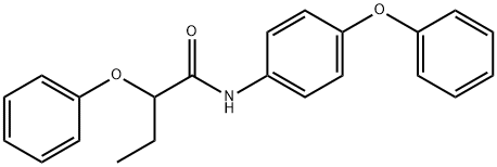 2-phenoxy-N-(4-phenoxyphenyl)butanamide Structure