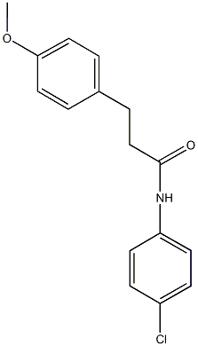 N-(4-chlorophenyl)-3-(4-methoxyphenyl)propanamide Structure