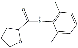 N-(2,6-dimethylphenyl)tetrahydro-2-furancarboxamide 구조식 이미지