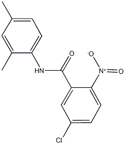 5-chloro-N-(2,4-dimethylphenyl)-2-nitrobenzamide Structure