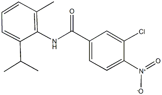 3-chloro-4-nitro-N-(2-isopropyl-6-methylphenyl)benzamide Structure