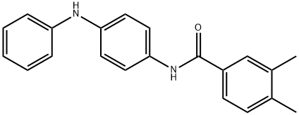 N-(4-anilinophenyl)-3,4-dimethylbenzamide 구조식 이미지