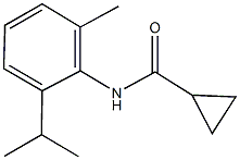 N-(2-isopropyl-6-methylphenyl)cyclopropanecarboxamide Structure