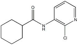 N-(2-chloro-3-pyridinyl)cyclohexanecarboxamide 구조식 이미지